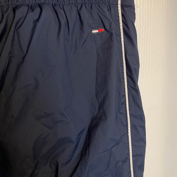 TOMMY HILFIGER VINTAGE WIND BREAKER WINTER JOGGERS SWEAT PANTS - Picture 10 of 10